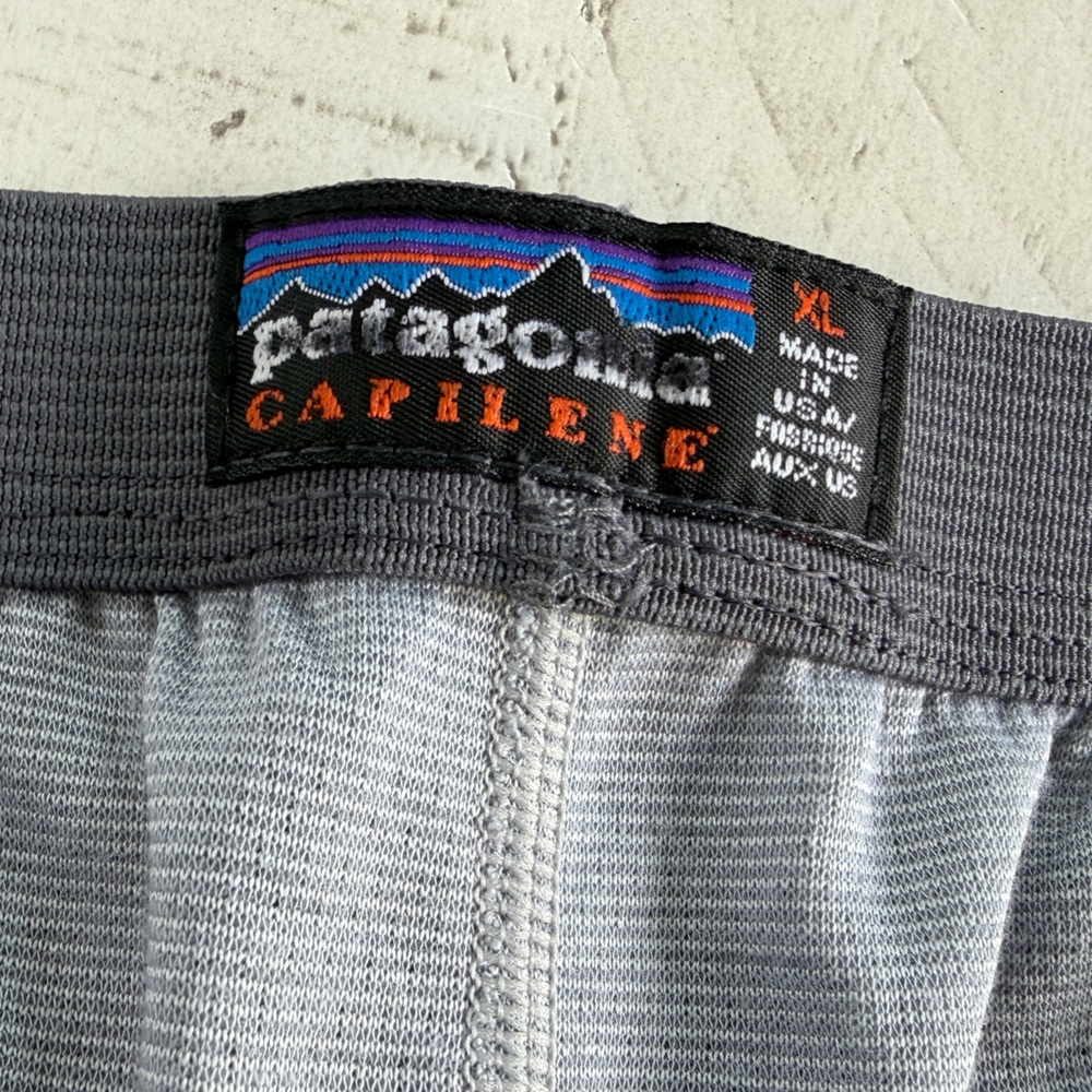 Patagonia Men's Capilene Base Layer Pants Grey Size XL - Picture 3 of 9